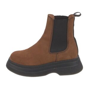 Ganni Brown Heeled Boots